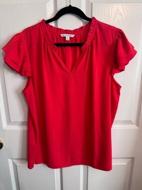 Gracie Flutter Sleeve Blouse